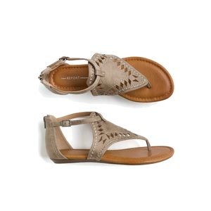 Lindsay Laser Cut Sandal